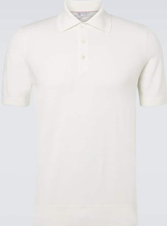 Brunello Cucinelli Cotton piqu&eacute; polo shirt