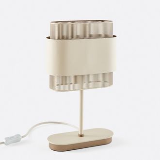 La Redoute Interieurs Dubbele tafellamp in metaal, Leila