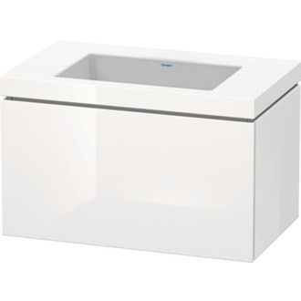 Duravit Mueble De Ba&ntilde;o L-cube Wt Vero Air 500x800x480mm 1 Orificio Para Grifer&iacute;a Blanco Mate
