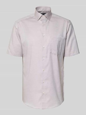 Olymp Regular Fit Business-Hemd mit Kentkragen in Sand, Gr&ouml;&szlig;e 39