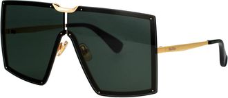 Max Mara Stijlvolle zonnebril - Dames - Zonnebrillen - Zwart - 69 MM - Accessoires