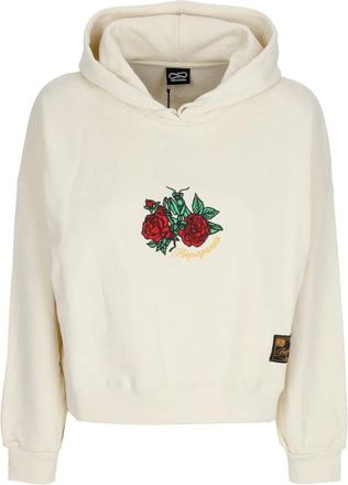 PROPAGANDA Korte hoodie met voorzak - Dames - Hoodies - Wit - S - Katoen - Hoodies & sweatvesten