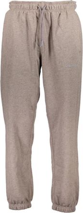 Calvin Klein Bruine Sportieve Elastische Taillebroek voor Heren - Heren - Sweatpants - Bruin - L - Broeken