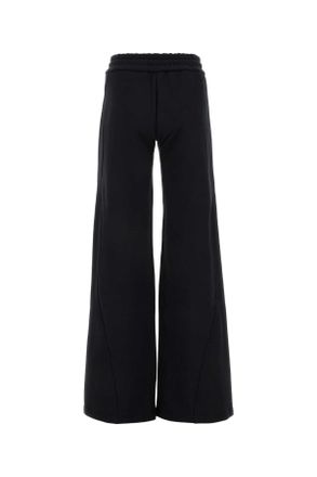 Off-white Womens Black Cotton Joggers Nocolor Exterior: Pantaloni