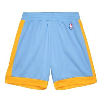 Mitchell & Ness NBA Authentic Los Angeles Lakers 2001-02 Shorts Light Blue Yellow ASHR1123-LAL01PPPCLBL