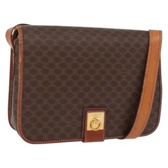 Celine Pre-owned Cross Body Bags, female, Brown, Size: ONE SIZE Pre-owned Plastic Cross Body Bag