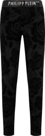 Philipp Plein Leggings Flock Flower Monogram