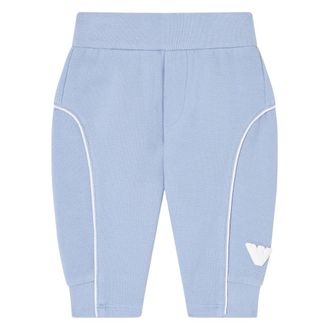Emporio Armani Eagle Logo Joggers - male - Emporio Armani - Sweatpants - Blue - 18 M - Kids