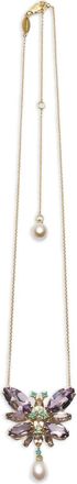Dolce & Gabbana 18K yellow gold Butterfly multi-stones necklace - Oro