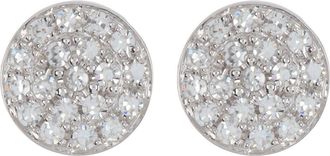 Ron Hami 14K White Gold Micro Diamond Pave Circular Stud Earrings - 0.07 ctw in White Gold/diamond at Nordstrom Rack