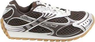 Bottega Veneta Brown Textured Fondant Orbit Sneakers