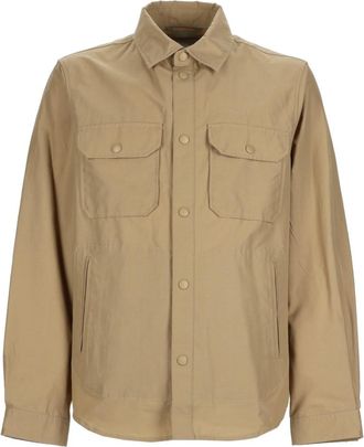Woolrich Beige Shirt Collar Jacket