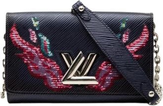 Louis Vuitton Pre-owned Cross Body Bags, female, Blue, Size: ONE SIZE Pre-owned Leather Crossbody Bag