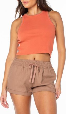 Roxy Meant To Be Crop Tank in Ginger Spice at Nordstrom, Size X-Large