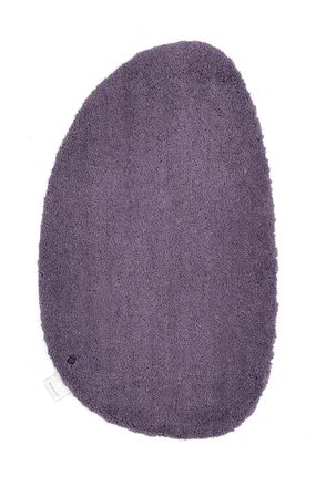 Tom Tailor Alfombra de ba&ntilde;o de poli&eacute;ster tuftado a mano - violeta 60x100 cm
