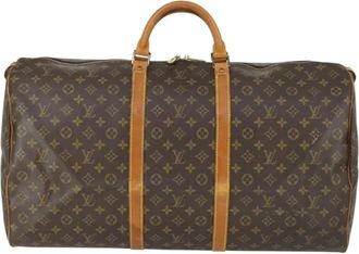 Louis Vuitton Pre-owned Weekend Bags, female, Brown, Size: ONE SIZE Pre-owned Monogram Canvas Travel Bag