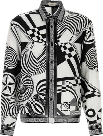 Versace Multicolor Regular Printed Shirt