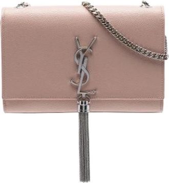 Saint Laurent Pre-owned Kate Cross Body Bag - Dames - Vintage Schoudertas - Roze - ONE Size - Leer - Vintage