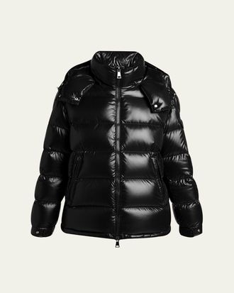 Moncler Maire Hooded Short Down Jacket