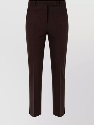 Incotex virgin wool mid-rise straight-leg tailored trousers