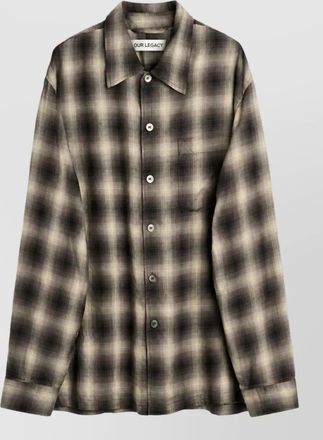 Our Legacy checked long-sleeve shirt