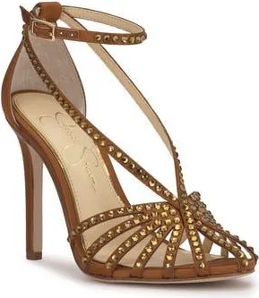 Jessica Simpson Jittale Ankle Strap Sandal in Brown 02 at Nordstrom Rack, Size 5.5