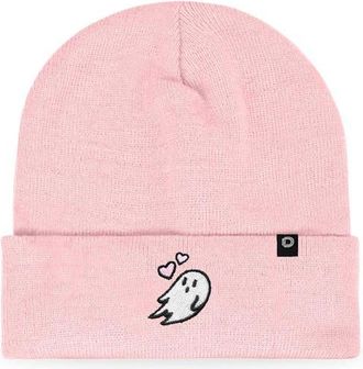 Dalix Heartly Ghost Beanie in Pink at Nordstrom