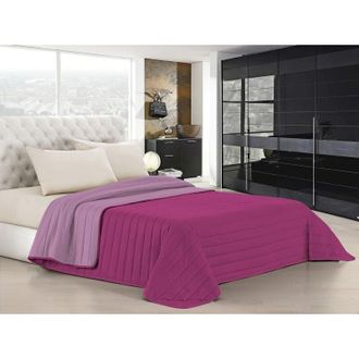 Piumino Estivo Double Face Italian Bed Linen 150x200 Cm - Microfibra Mano Pesca, Imbottitura 120g, Colore Ottanio/Grigio Chiaro, 1 Posto