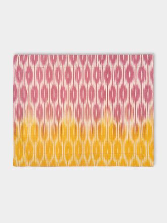 Table Love Set of 4 Vintage Thai Ikat Silk Placemats