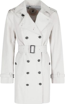 Save The Duck Audrey Trenchcoat - Dames - Trenchcoats - Wit - XS - Jassen
