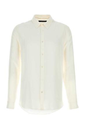 Gucci White Crepe Shirt