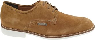 Mephisto Elegante Su&egrave;de Veterschoen - Heren - Veterschoenen - Bruin - 40 EU - Su&egrave;de - Schoenen
