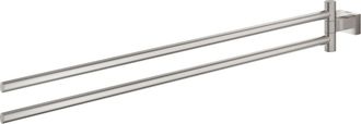 GROHE 40 624 Dc1 Essentials Cube Toallero Doble 44 Giratorio Supersteel - Ref: 40 624 Dc1 - Grohe