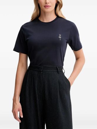 Bally Top met ballerina-detail - Blauw