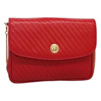 Celine Pre-owned Cross Body Bags, female, Red, Size: ONE SIZE Pre-owned Leather Cross Body Bag