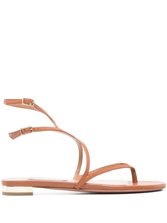 Aquazzura strappy leather sandals - Brown