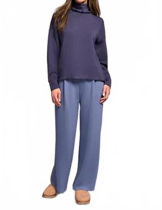 Tribal Long Sleeve Knit Top In Sapphire