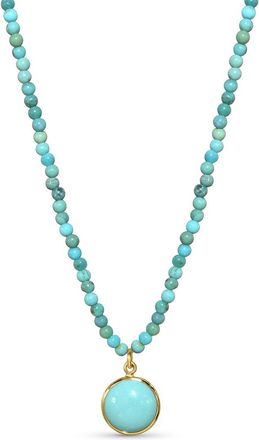 Jewelmak 14K Turquoise Necklace