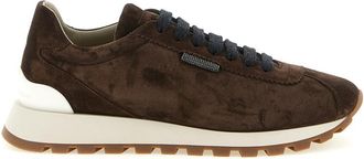 Brunello Cucinelli Brown Lace-up Sneakers