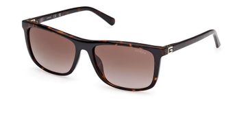 Guess Brown Gradient Rectangular Mens Sunglasses GU00169 52F 58