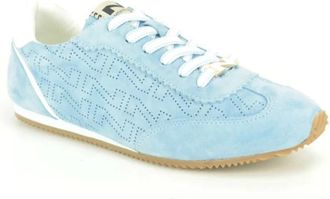 Nathan-Baume L.Blauw daim Fijn Runner N. - Dames - Sneakers - Blauw - 41 EU - Schoenen