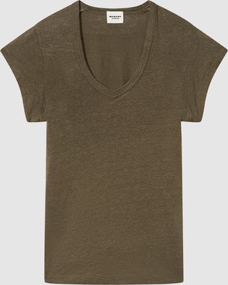 Isabel Marant Tee Shirt Zankou Dark Khaki