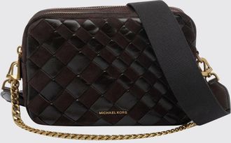 Michael Kors Bryant Woven Suede Mini Camera Bag