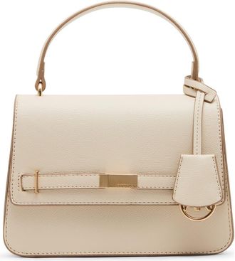 Anne Klein Belt Frame Satchel in Parchment at Nordstrom Rack