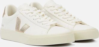 Veja Womens Veja Campo Womens White/Platine Trainers - Size: 4