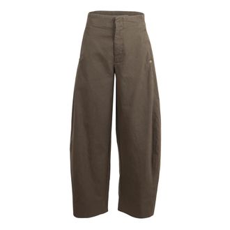 SOEUR Soeur - Canvas Balloon Broek - Dames - Broeken - Groen - Maat: XS Zijde