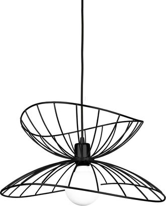 Globen Lighting Flexible Design Pendellampe Ray &oslash; 45 cm - Schwarz