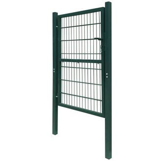 Berkfield Home Durable 2D Fence Gate (Single) Green 106 x 230 cm