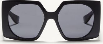 Valentino Rectangular Acetate Glasses Wo