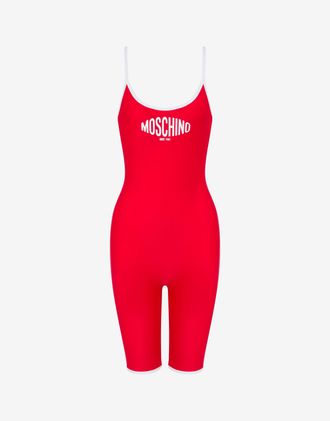 Moschino Printed lycra one-piece swimsuit - Red